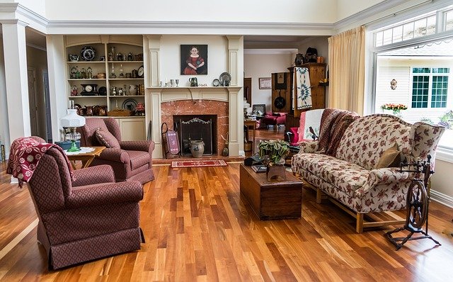 bamboo flooring in living room