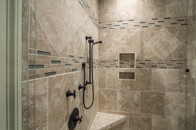 Walk-in Shower Under Eaves