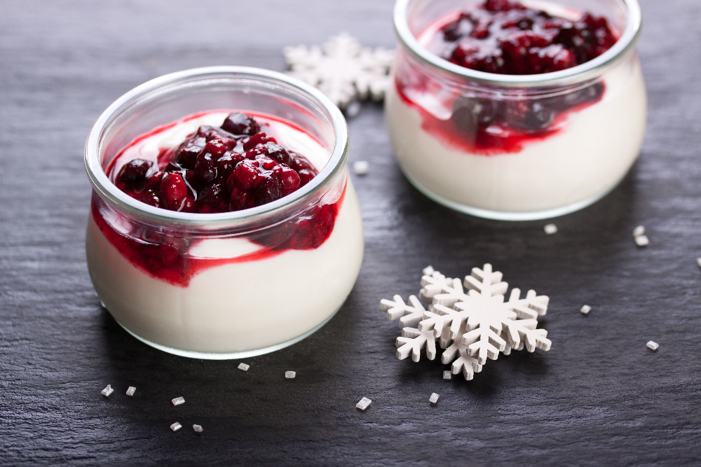 Eggnog Panna Cotta