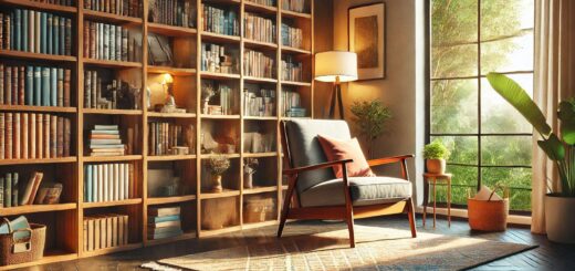 Stylish Home Library